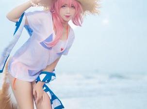 九曲Jean的美丽写真更新：玉藻前舞娘在阳光下盛放