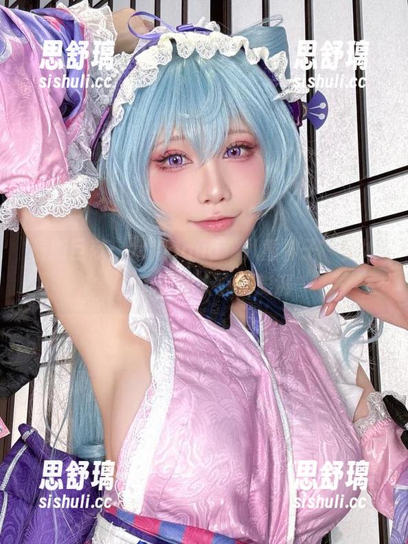水淼aqua 最新巨献:水淼aqua“八重神子”舞娘,简直让人心潮澎湃