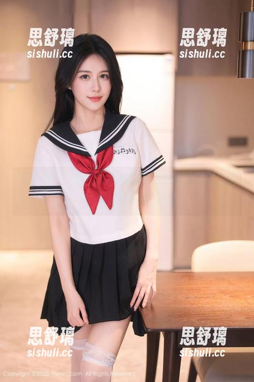 秀人网-白洁Bessie 秀人网 - 白洁Bessie与黑色的绝妙搭配,免费写真别错过哦!